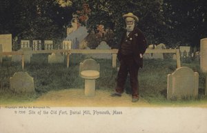 Site of the Old Fort, Burial Hill, Plymouth, Massachusetts by American Photographer