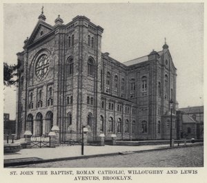 St John the Baptist, Roman Catholic Willoughby and Lewis Avenues, Brooklyn by American Photographer