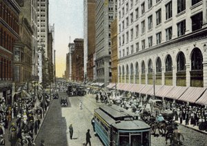 State Street, looking North from Van Buren Street by American Photographer