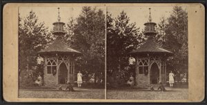 Summer House, Oneida Community, New York State, 1873 by American Photographer