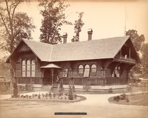 Swedish School House, Centennial Exposition, Philadelphia, 1876 by American Photographer