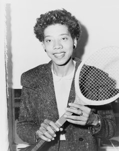 Tennis Star Althea Gibson, United States, 1956