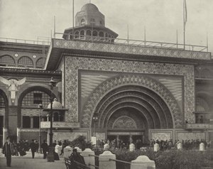 The Golden Doorway of the Transportation Building by American Photographer