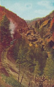 The Stepladder, on Pikes Peak Cog Road, Colorado by American Photographer