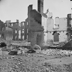 The ruins of Richmond, Virginia