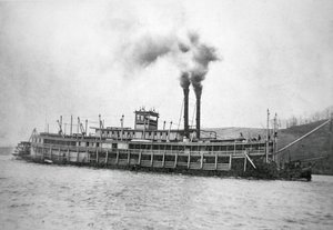 The stern-wheeler 