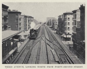 Third Avenue, looking North from Forty-Second Street by American Photographer