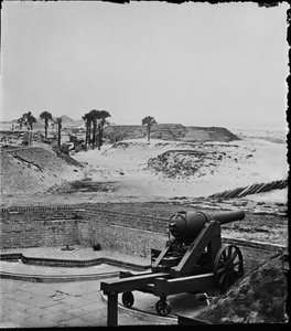 View Eastward from Abandoned Fort Moultrie, Charleston Harbor, South Carolina, April 1865 by American Photographer