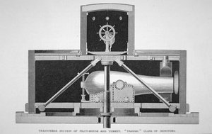 A Section of the Passaic Class Single-Turret Ironclad Monitor