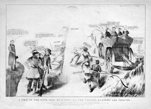 A View of the Bank Mail on a Trip to the Capitol to Renew Her Charter