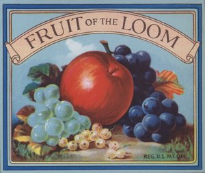 Advertisement for Fruit of the Loom Clothing by American School