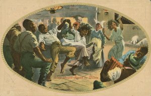 African American dancing in Dixie by American School