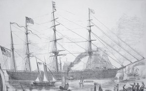 American sailing ship 