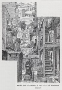 Among the Tenements in the Rear of Mulberry Street by American School
