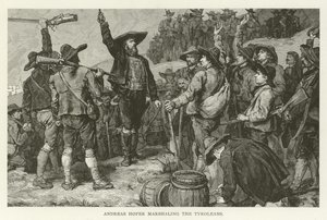 Andreas Hofer Marshaling the Tyroleans by American School