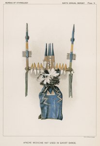 Apache Medicine Hat Used in Ghost Dance