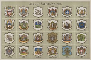 Arms of Various Nations by American School