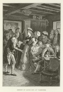 Arrest of Louis XVI at Varennes by American School