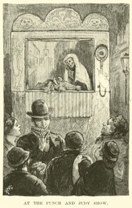 At the Punch and Judy Show by American School