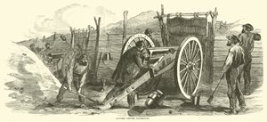 Battery Before Petersburg, June 1864 by American School