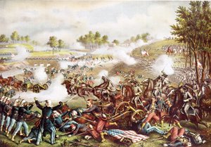 Battle of Bull Run, 21st July 1861 by American School
