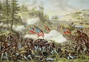 Battle of Chickamauga by American School