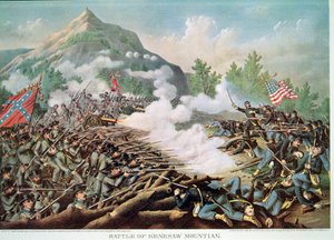 Battle of Kenesaw Mountain, Georgia, 27th June 1864 by American School