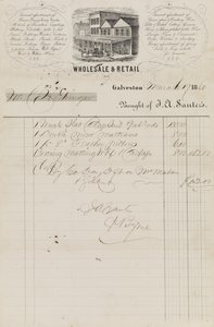 Bill of Sale from J. A. Sauter