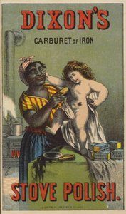 Black Woman Polishing Child by American School