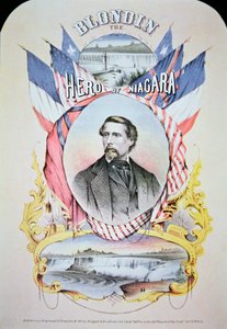 Blondin, the Hero of Niagara by American School