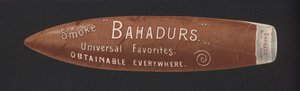Bookmark Advertising Bahadur Cigars