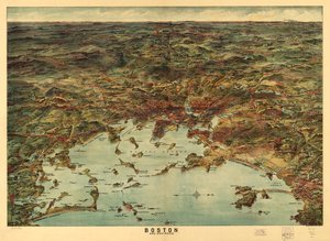 Boston and environs, c.1905 by American School