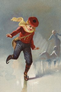 Boy Ice Skating