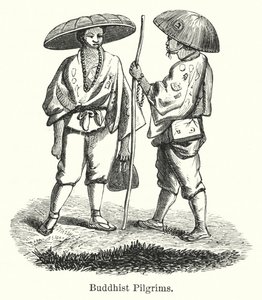 Buddhist Pilgrims by American School