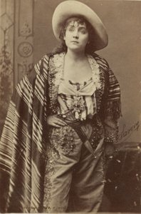 Cabinet Card Image of Actor Adah Isaacs Menken