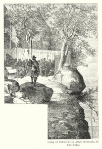 Camp of Hideyoshi on Atago Mountain, before Fukui by American School