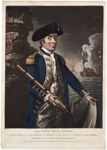 Captain John Paul Jones, Commander of a Squadron of Ships in the Service of France and America by American School