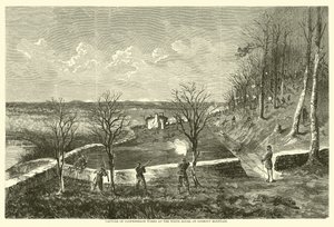 Capture of Confederate Works at the White House, on Lookout Mountain, November 1863 by American School