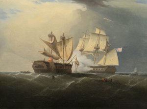 Capture of H.M.S. Macedonian by the U.S. Frigate United States, after Thomas Birch