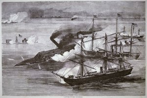 Capture of the Confederate Ironclad 