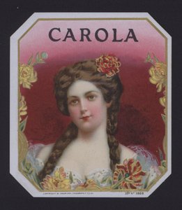 Carola, cigar label