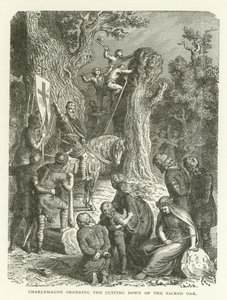 Charlemagne Ordering the Cutting Down of the Sacred Oak
