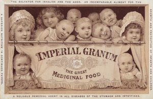 Children and Infants Advertising Imperial Granum by American School