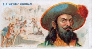 Cigarette Card Sir Henry Morgan, Capture of Panama by American School