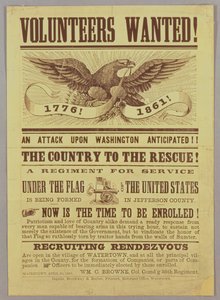 Civil War Recruiting Poster