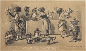 Clean Glass with Sapolio by American School