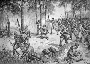 Confederate Attack at the Battle of Gettysburg