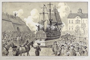 Congressional Parade and Celebration, c.1790 by American School