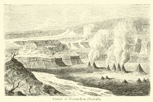 Crater of Mauna-Koa, Hawaii by American School