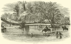 Crossing the NY, May 1864 by American School